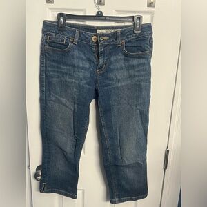 DKNY Women's Classic Blue Capri Jeans